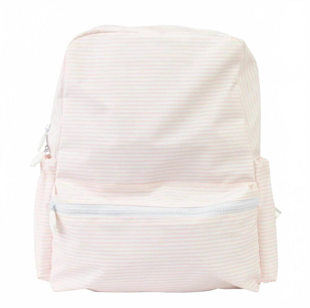 NEW APPLE OF MY ISLA women's large backpack in pink stripe